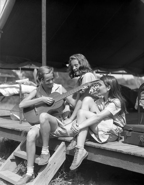 1930s THREE GIRLS AT...