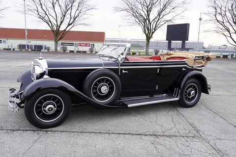 1932 mercedesbenz 770k fourdoor cabriolet