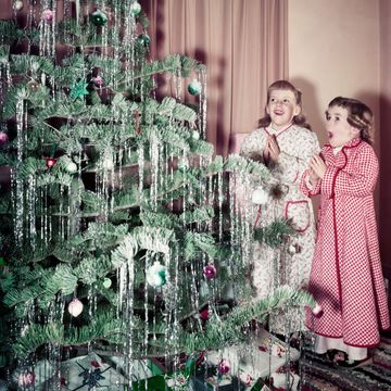 albero di natala decorato