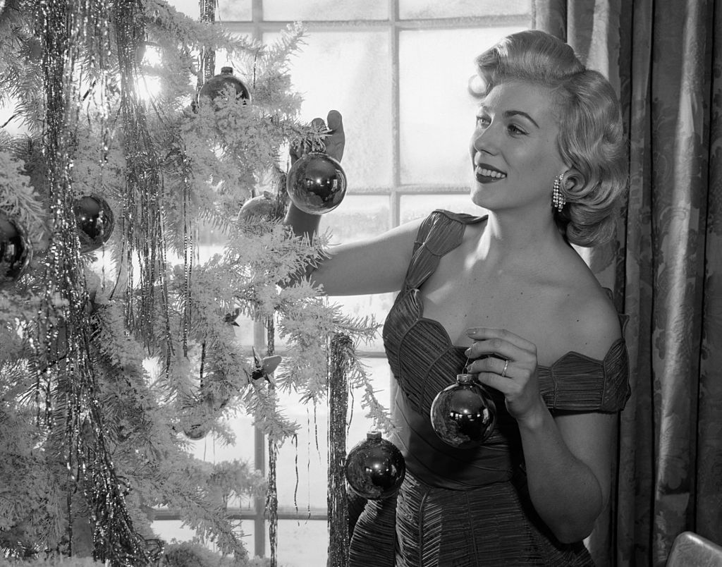 vintage black and white christmas photos