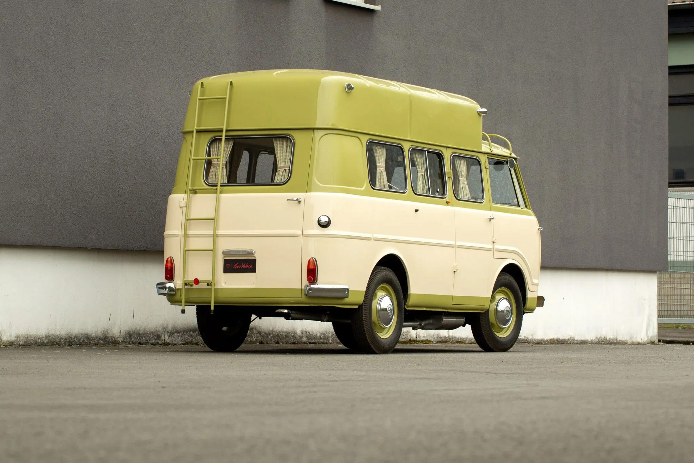 1955 Alfa Romeo T10 Autotutto Camper Rear