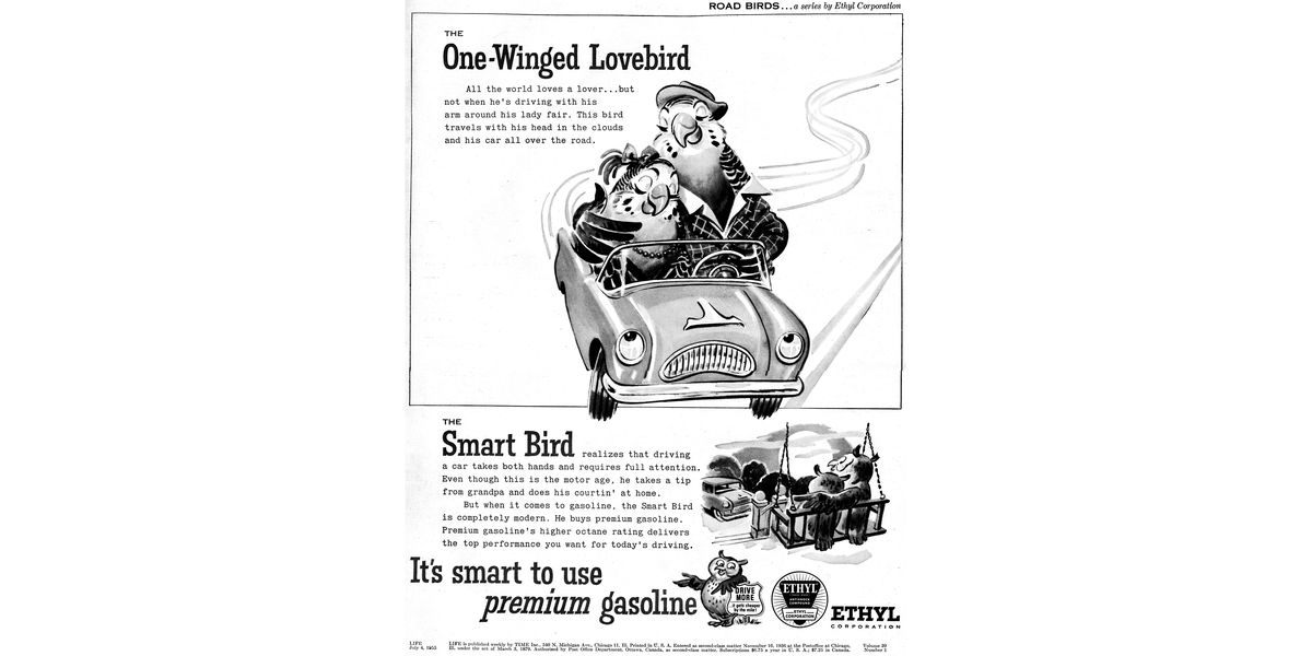 1955 ethyl corporation magazine advertisement