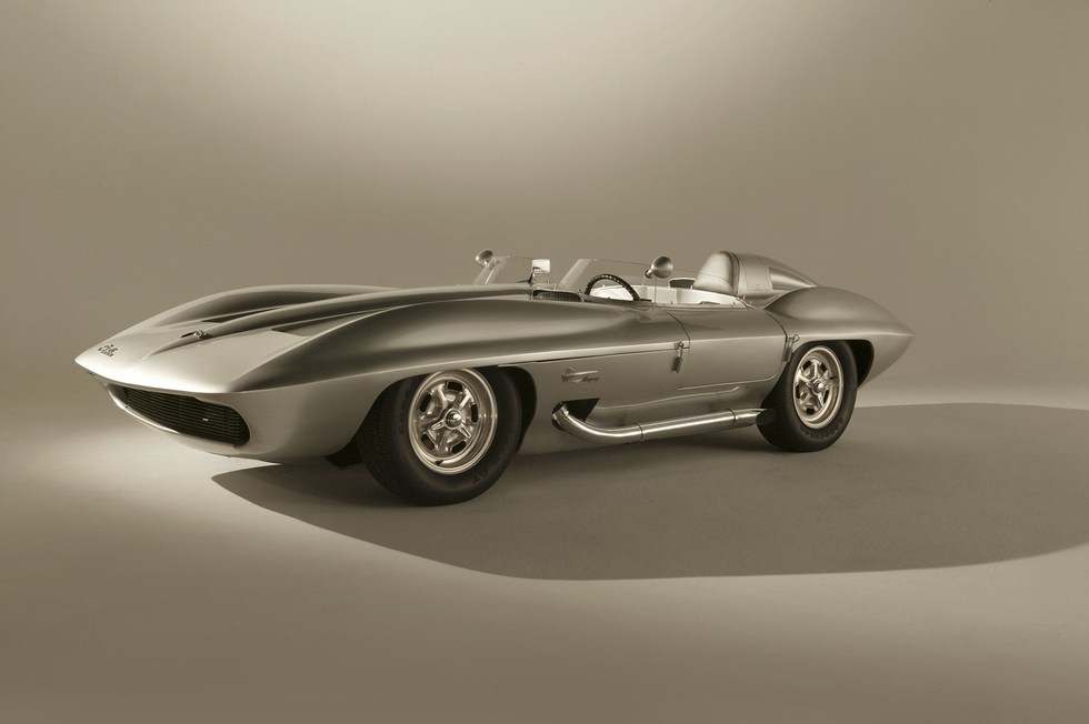 1959 chevrolet corvette stingray concept photographed in studio