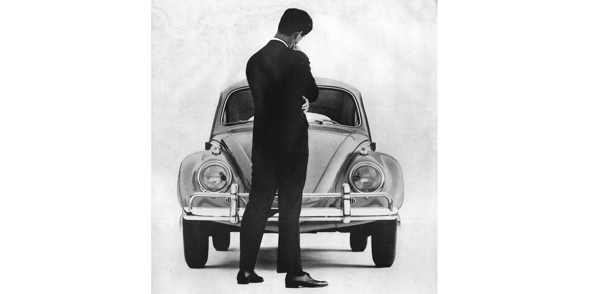 1962 volkswagen beetle magazine advertisement