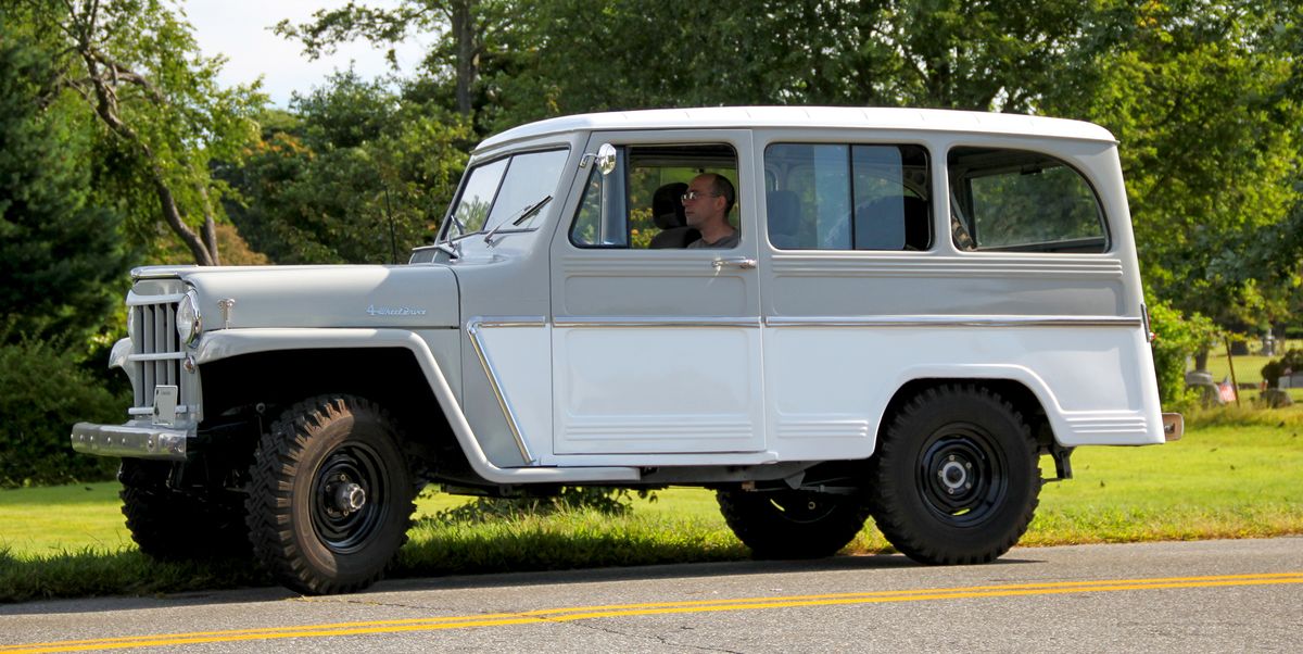 Vintage Willys Jeep Wagon Spotted on the Street