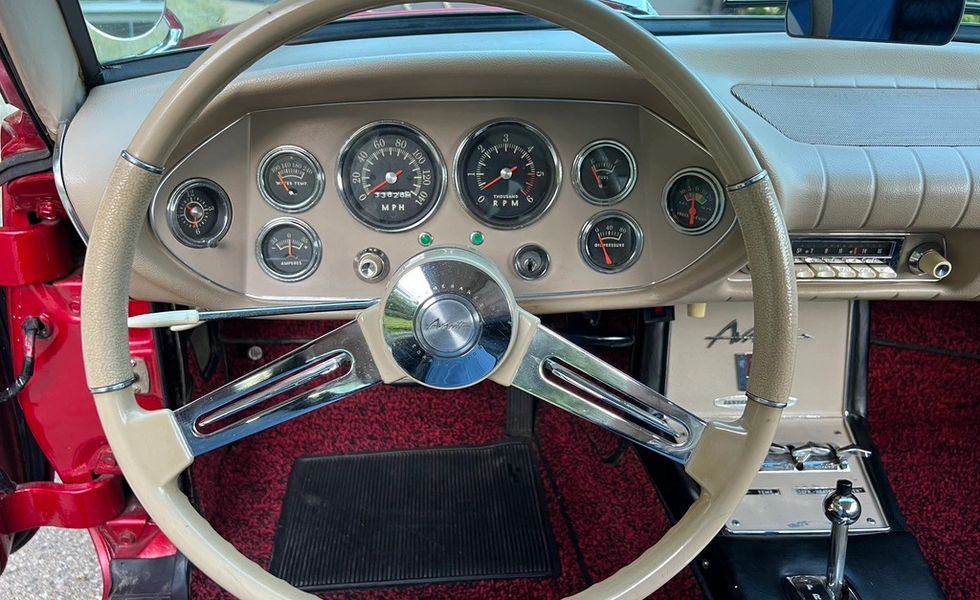 1963 studebaker avanti r2 interior dash