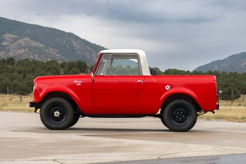 1964 international harvester scout pickup side profile