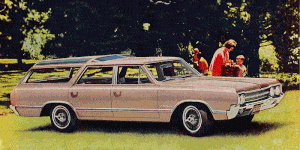 1965 Oldsmobile Vista Cruiser magazine ad - animated