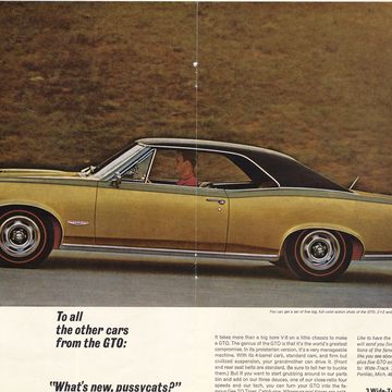 1966 pontiac gto magazine advertisement