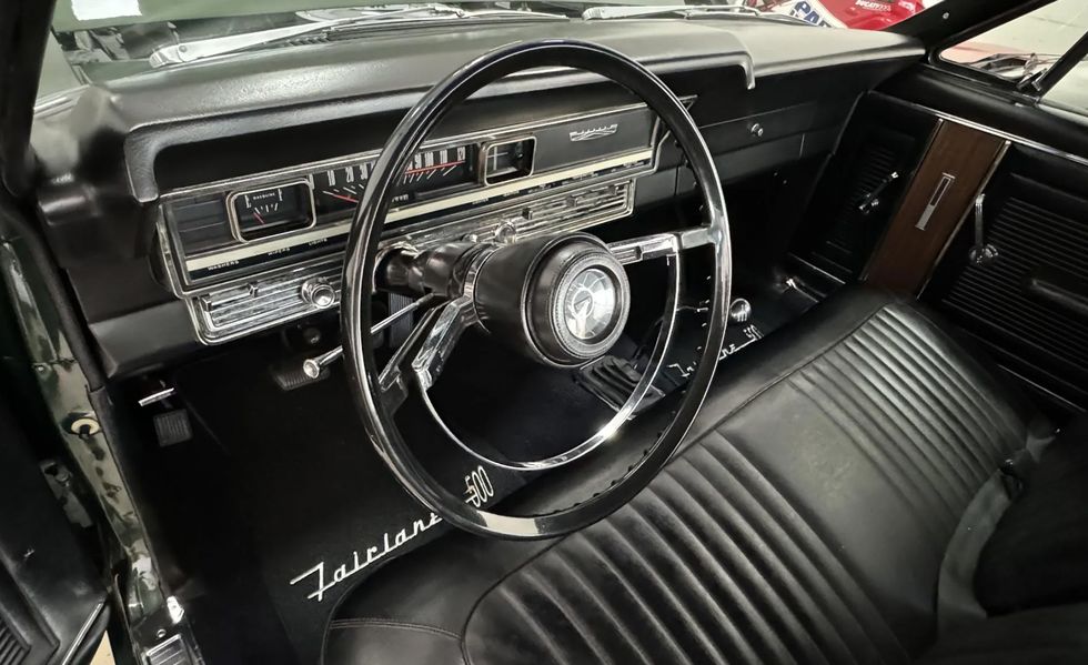1967 ford fairlane 500 hard top with code 4 speed interior