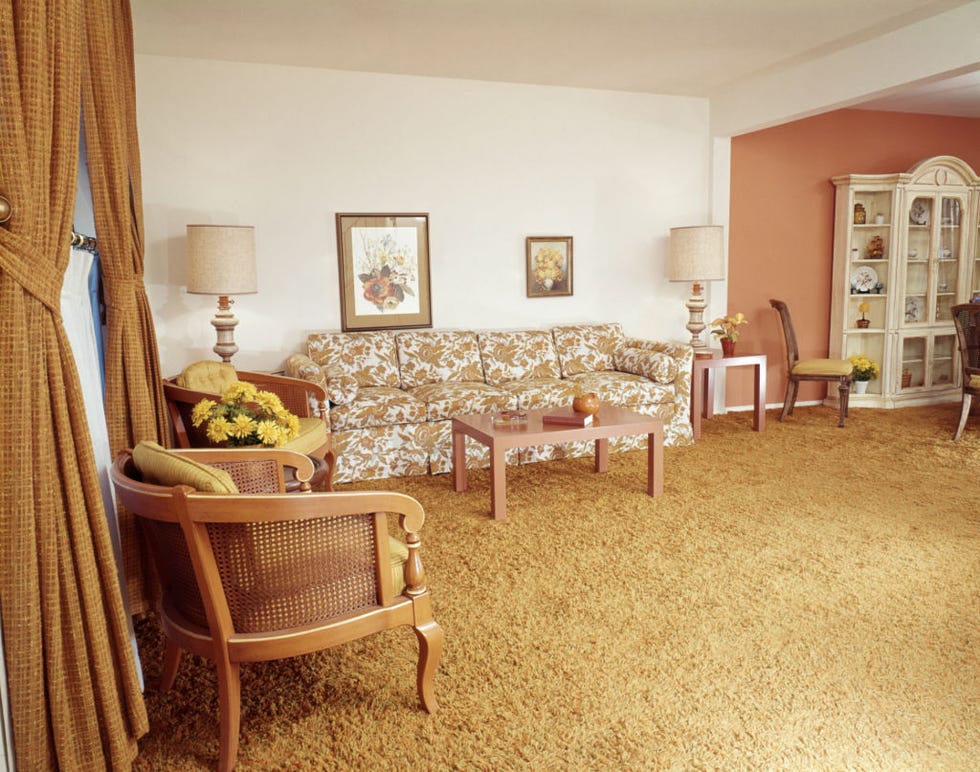 1970s orange and yellow