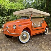 1971 fiat 500f jolly conversion for sale on bring a trailer