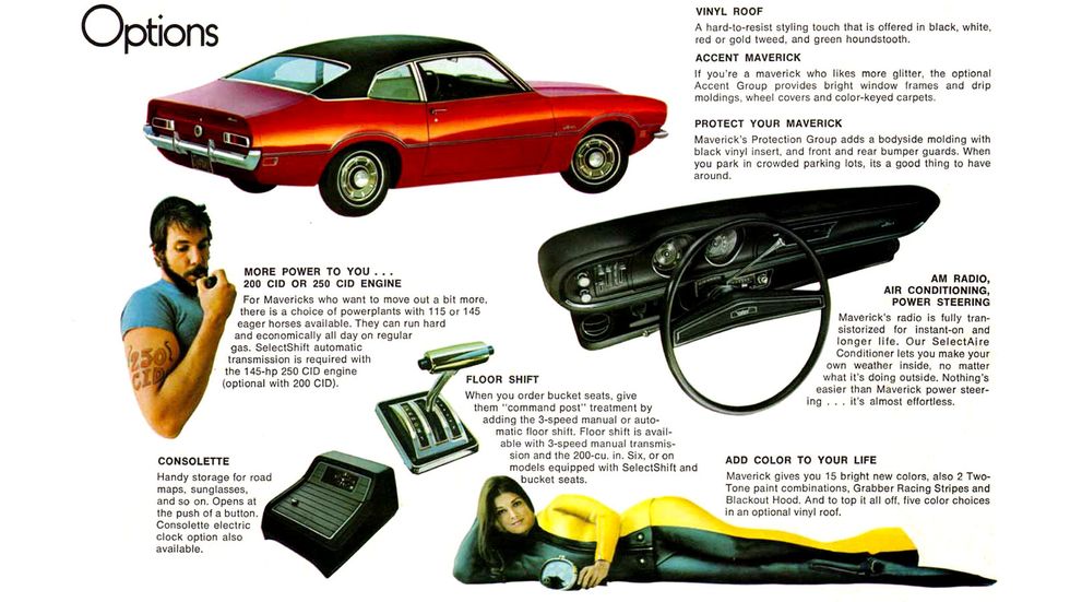 1971 ford maverick brochure image
