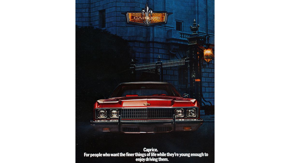 1973 chevrolet caprice magazine advertisement