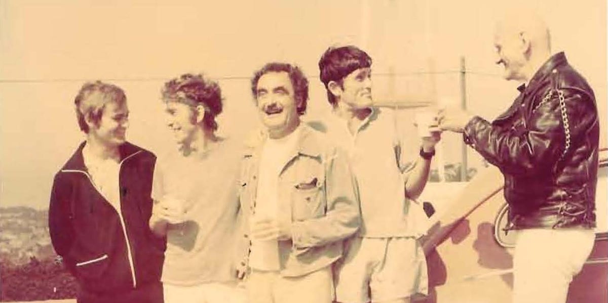 Front Runners the original front runners circa 1973 meeting together after a run in san francisco