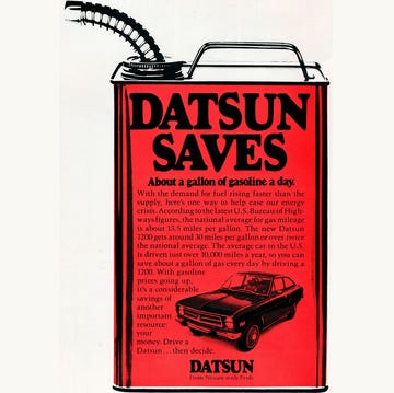 1973 datsun 1200 aka nissan sunny magazine advertisement