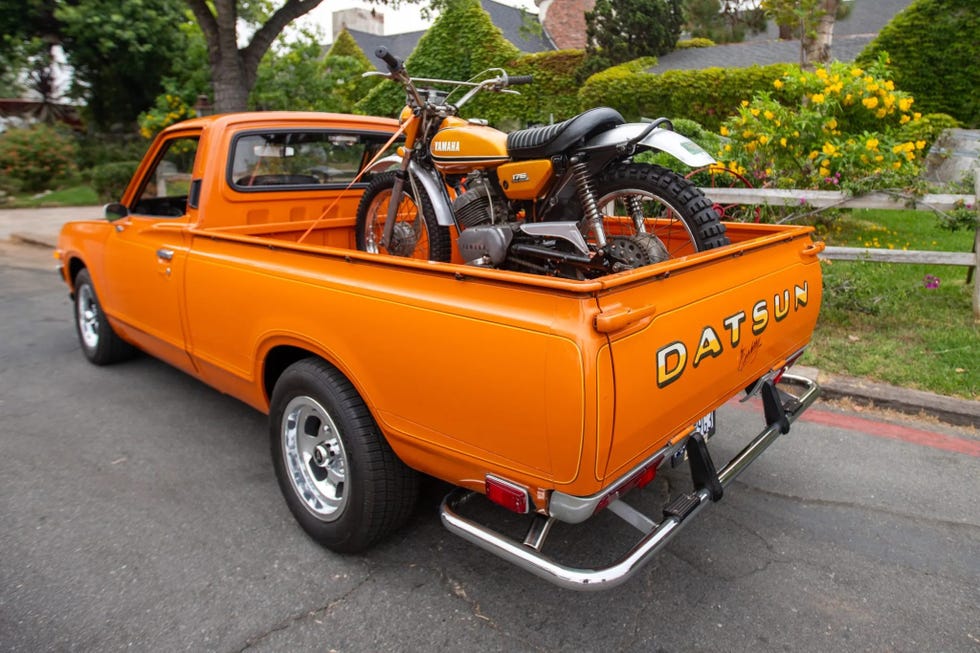 1973 datsun 620 pickup rear