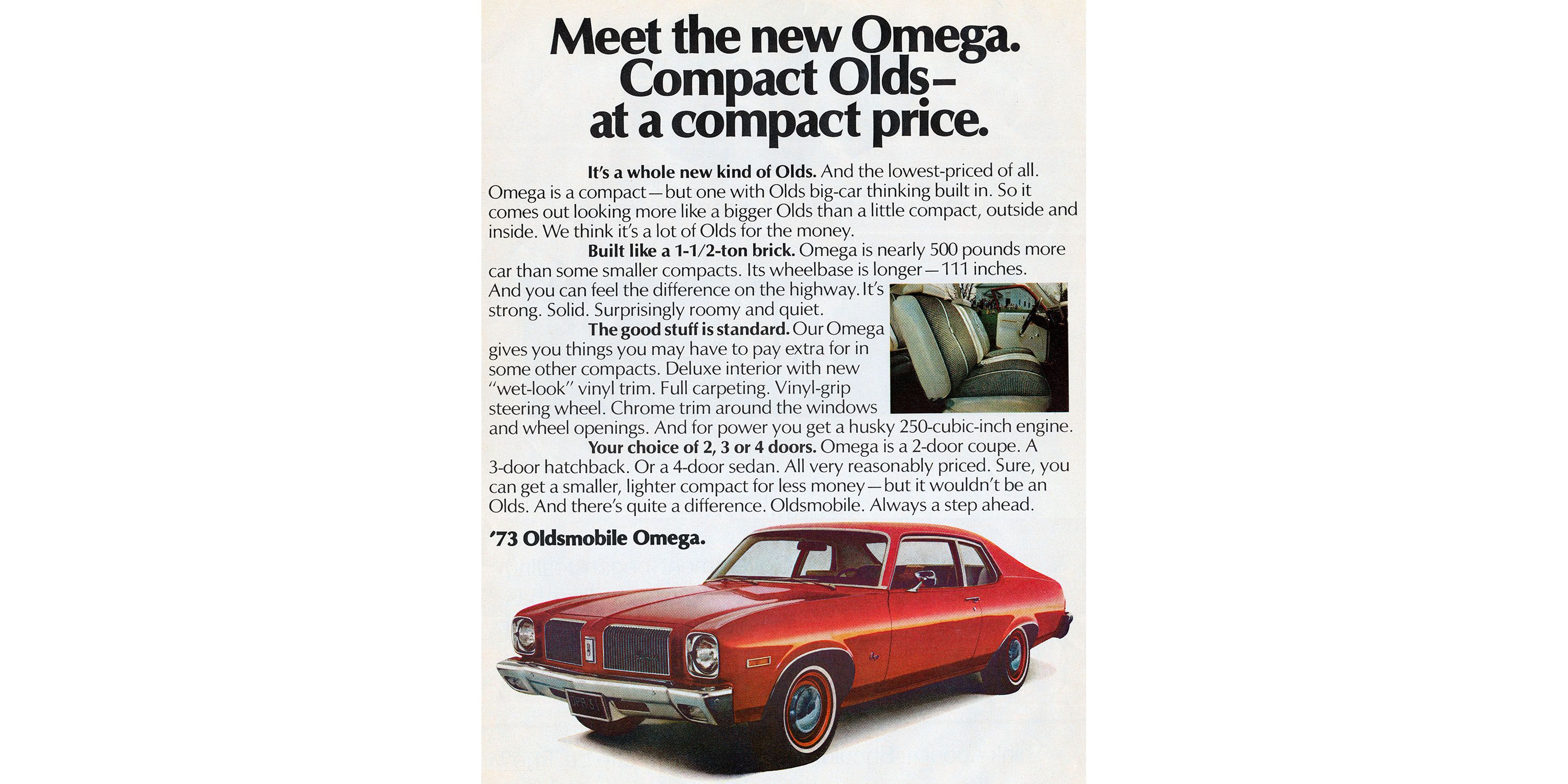 1973 Olds Omega Is Built Like a 1 1 2 Ton Brick