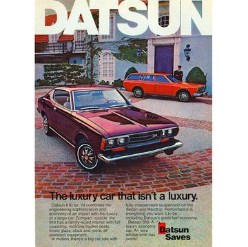 1974 datsn 610 magazine advertisement