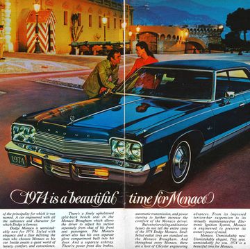 1974 dodge monaco magazine advertisement