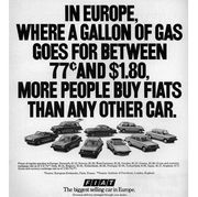 1974 fiat magazine advertisement