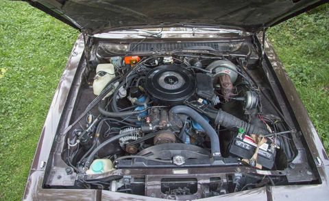 1978 Chrysler LeBaron Medallion underhood view