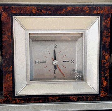 1981 mercury cougar xr 7 dash clock   animated