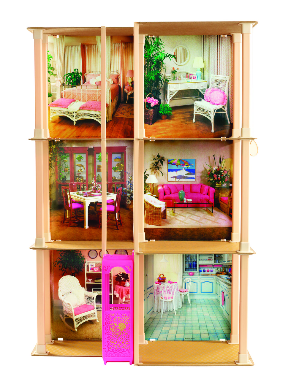 70's style doll house, Doll house from a yard sale. The pla…