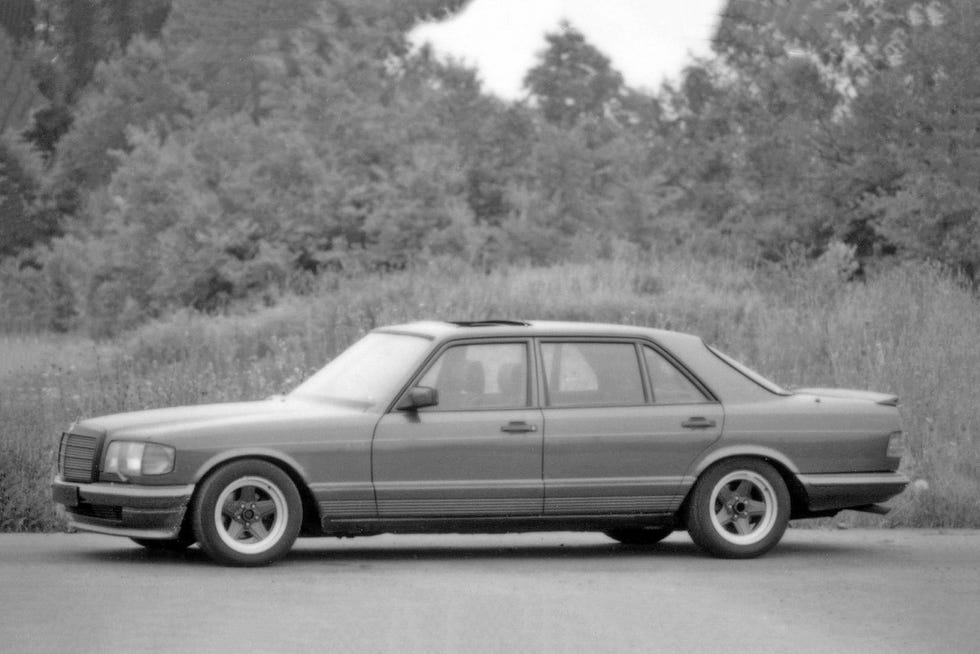 1983 AMG Mercedes-Benz 500SEL Blows Off the 'Bahn Doors