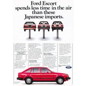 1984 ford escort magazine advertisement