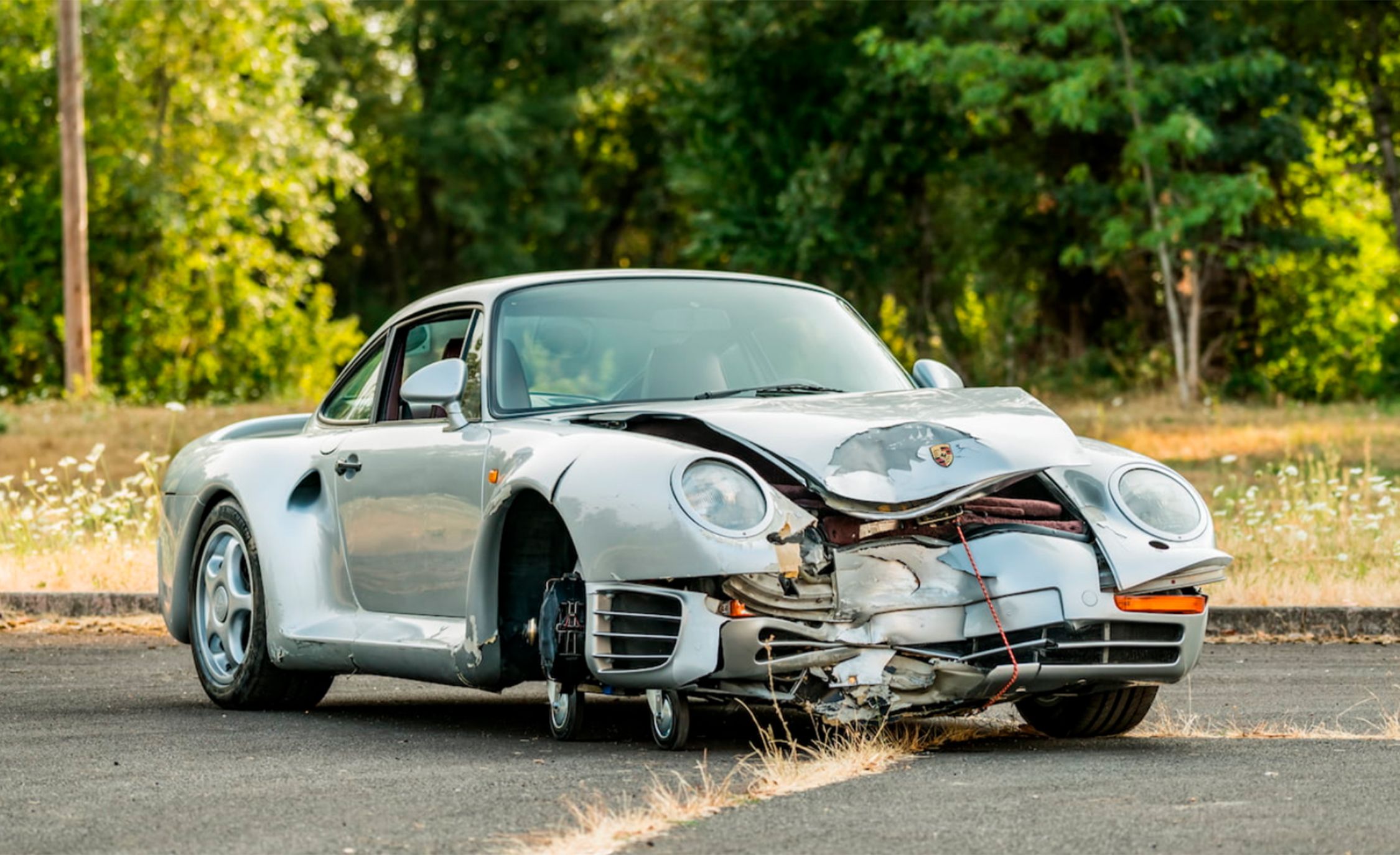 1987 Porsche 959 For Sale – Slight Front-End Damage, Still Expensive