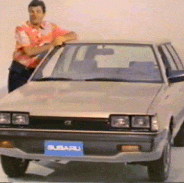 1987 subaru dl wagon tv commercial   animated