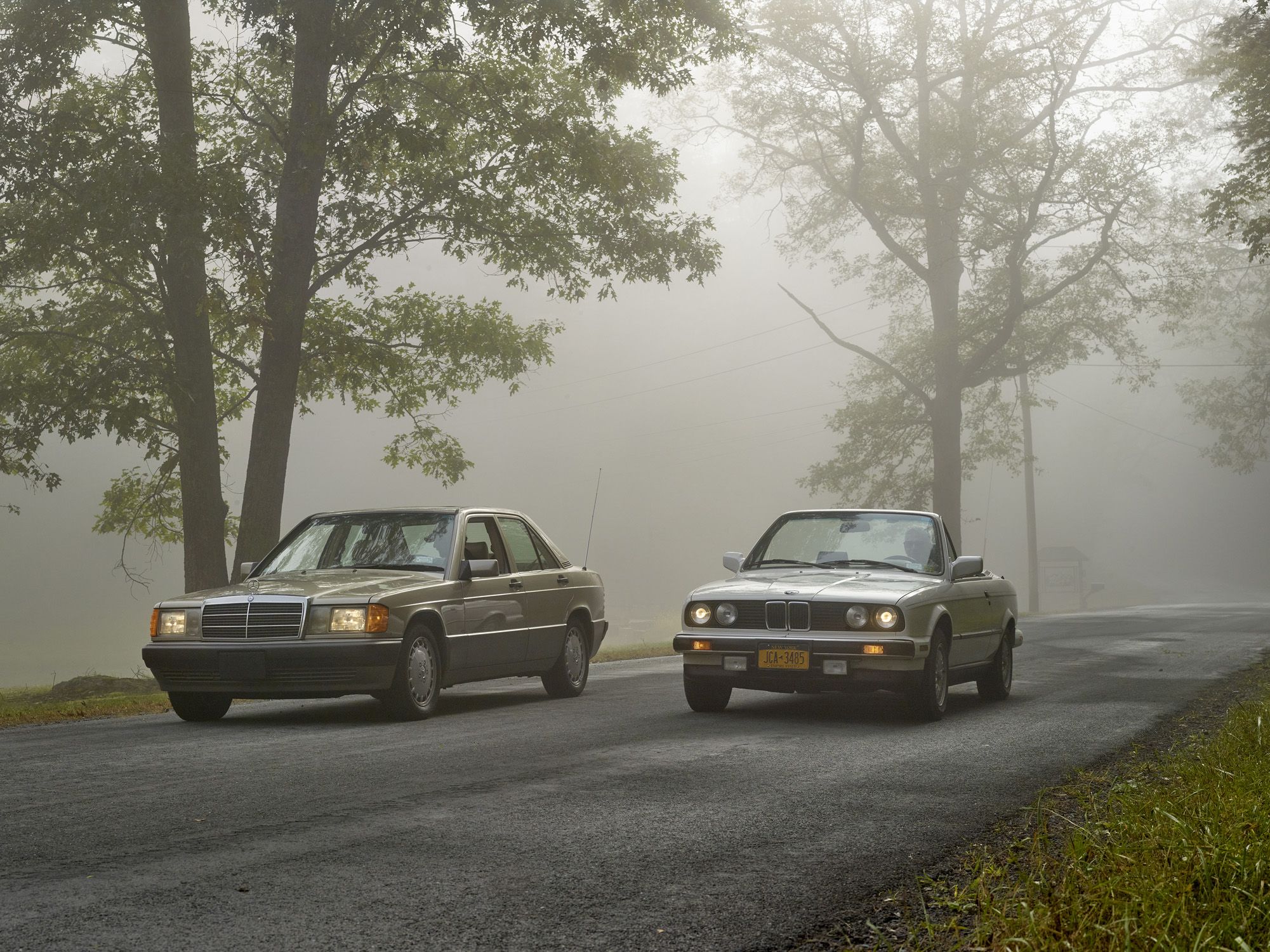 1991 Mercedes-Benz 190E and 1989 BMW 325i in a Flashback Matchup