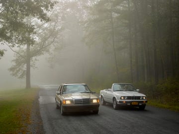 1989 bmw 325i and 1991 mercedes benz 190e 2 6