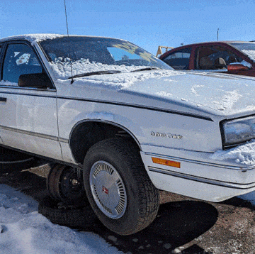 1990 oldsmobile cutlass calais in colorado junkyard