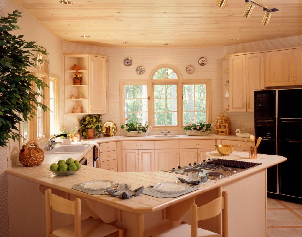 The Most Popular Colors Of Every Decade According To Designers   1990s Bright Sunlit Kitchen Interior News Photo 1687548127 