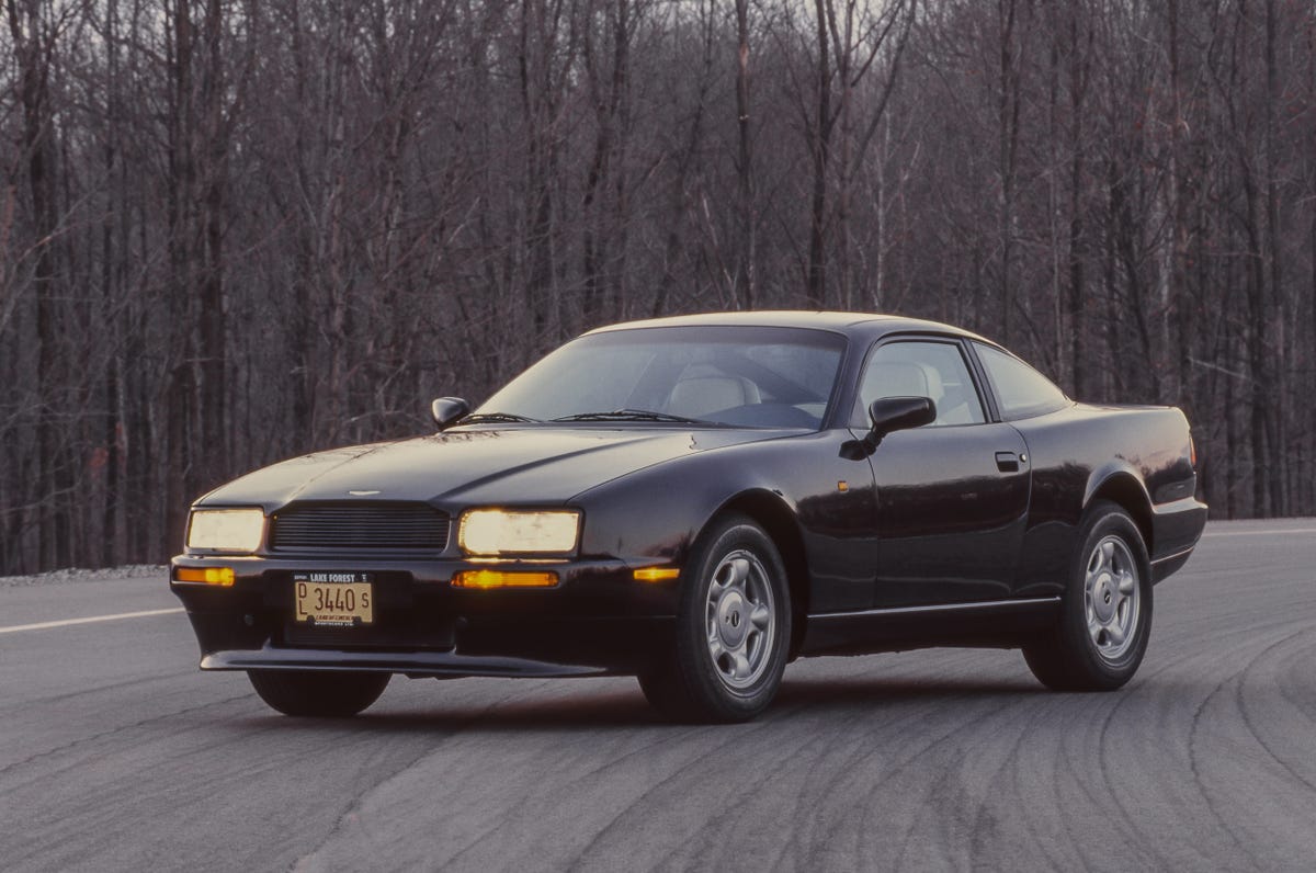 Handcrafted Aston Martin Virage Wooden Model Auction