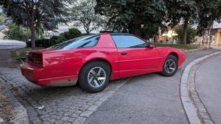 1991 Pontiac Firebird Is Down On The Luxembourg City Street