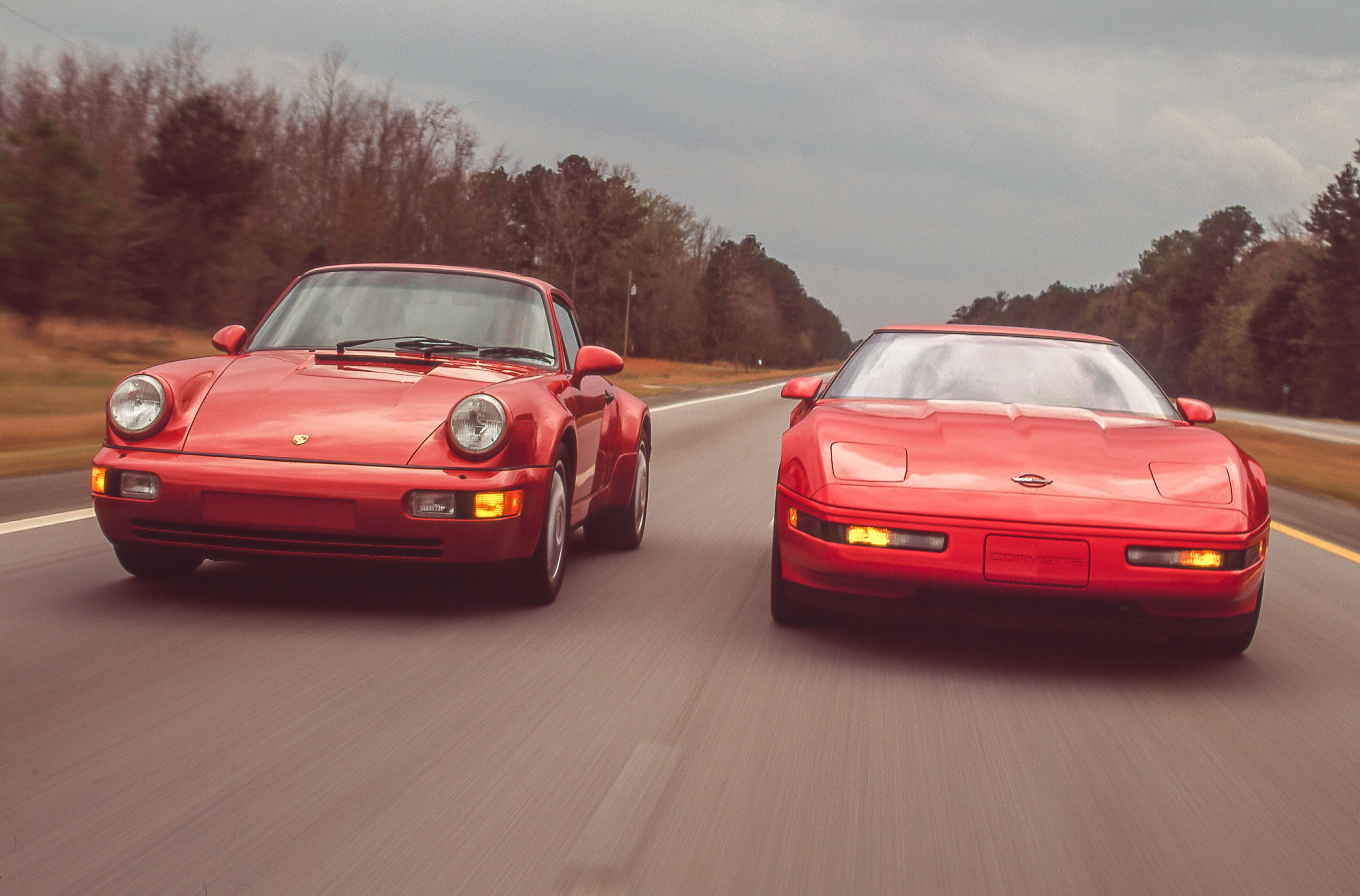 Tested: 1991 Chevrolet Corvette ZR-1 Vs. Porsche 911 Turbo