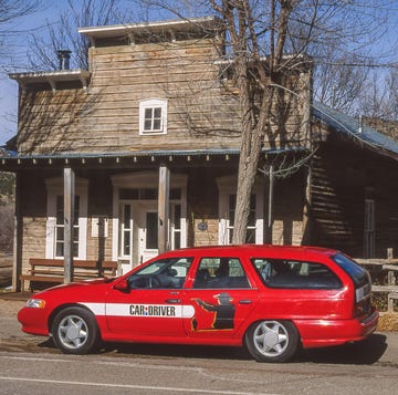 1993 ford taurus sho wagon custom on the trail of billy the kid in lincoln, new mexico