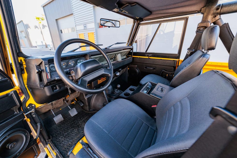 1994 land rover defender 90 nas 5 speed interior