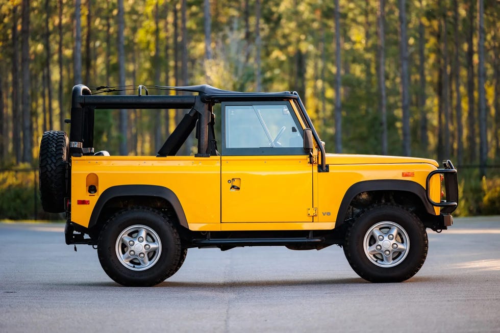 1994 land rover defender 90 nas 5 speed side profile