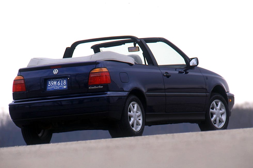 Open to rays of hope: the Golf Mk3 Cabrio.