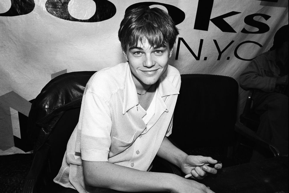 New York, 1995, actor Leonardo DiCaprio poses for a photo in 1995, New York, photo by Catherine McGanghetti, New York