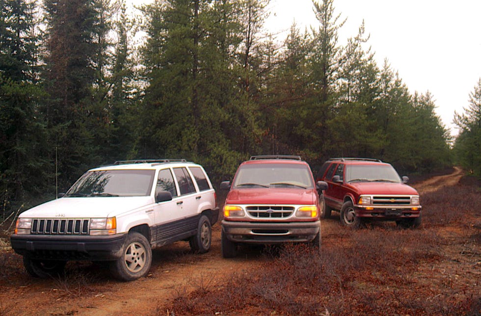 1995 suv comparison test