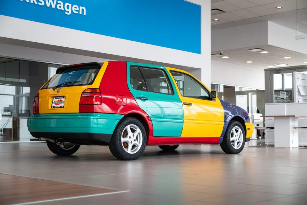 1996 volkswagen golf harlequin 5 speed rear