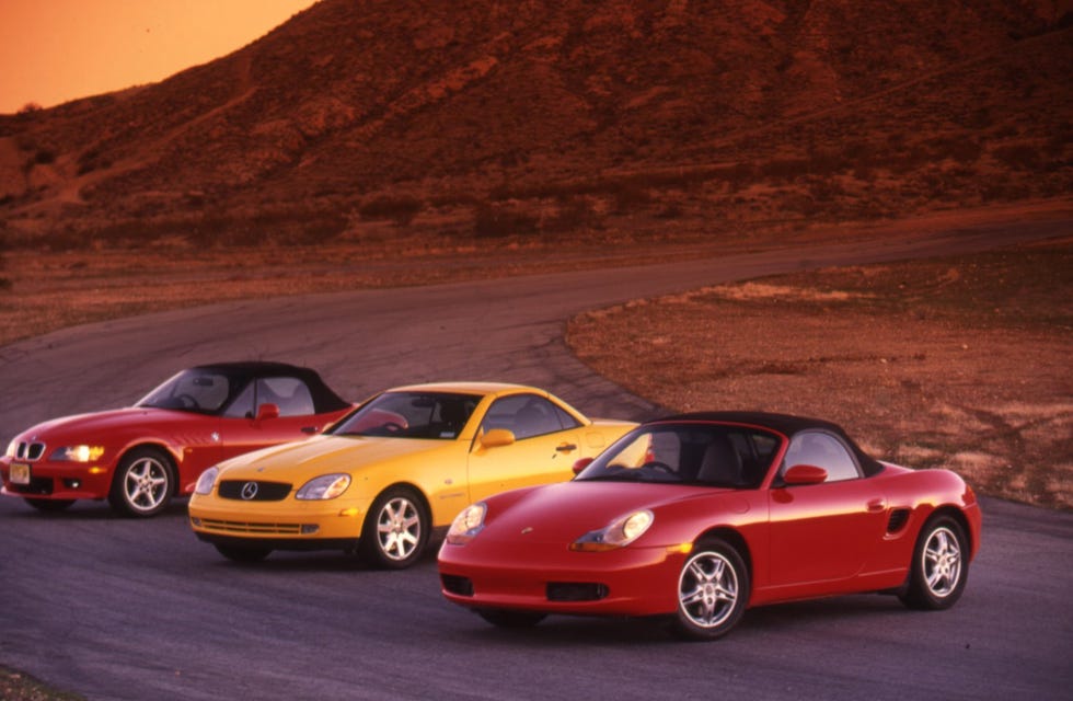 1997 BMW Z3 2.8 1997 Mercedes-Benz SLK 1997 Porsche Boxster 1997 bmw z3 28 1997 mercedes benz slk 1997 porsche boxster