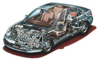 toyota prius first generation cutaway