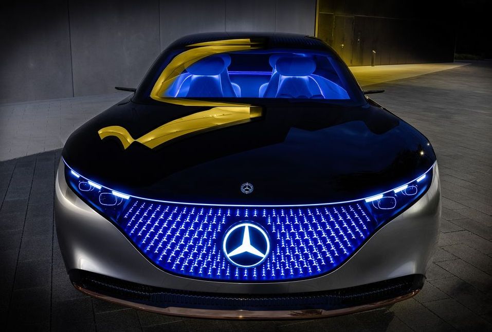 Mercedes-Benz,EQS,メルセレスベンツ,ベンツ,LED,Vision EQS,未来セダン,環境配慮,持続可能,再利用