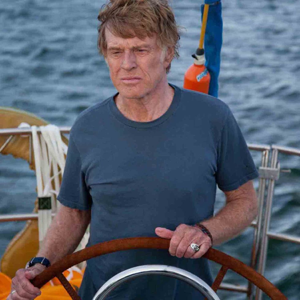robert redford in all is lost, 2013
